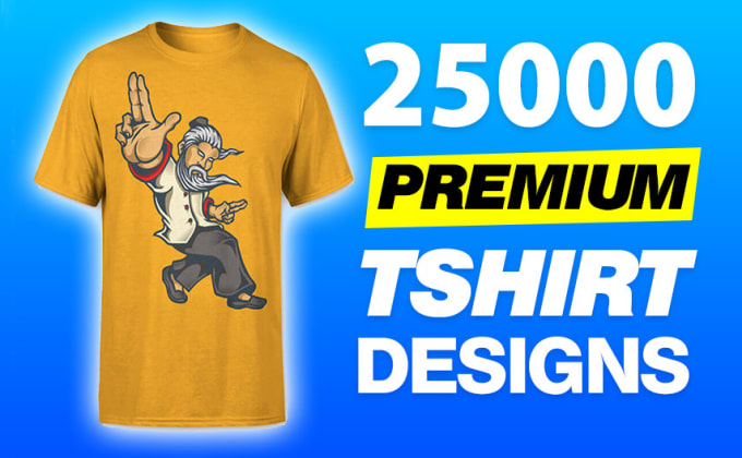 18,000 PREMIUM T-shirt Designs (PRINT READY)